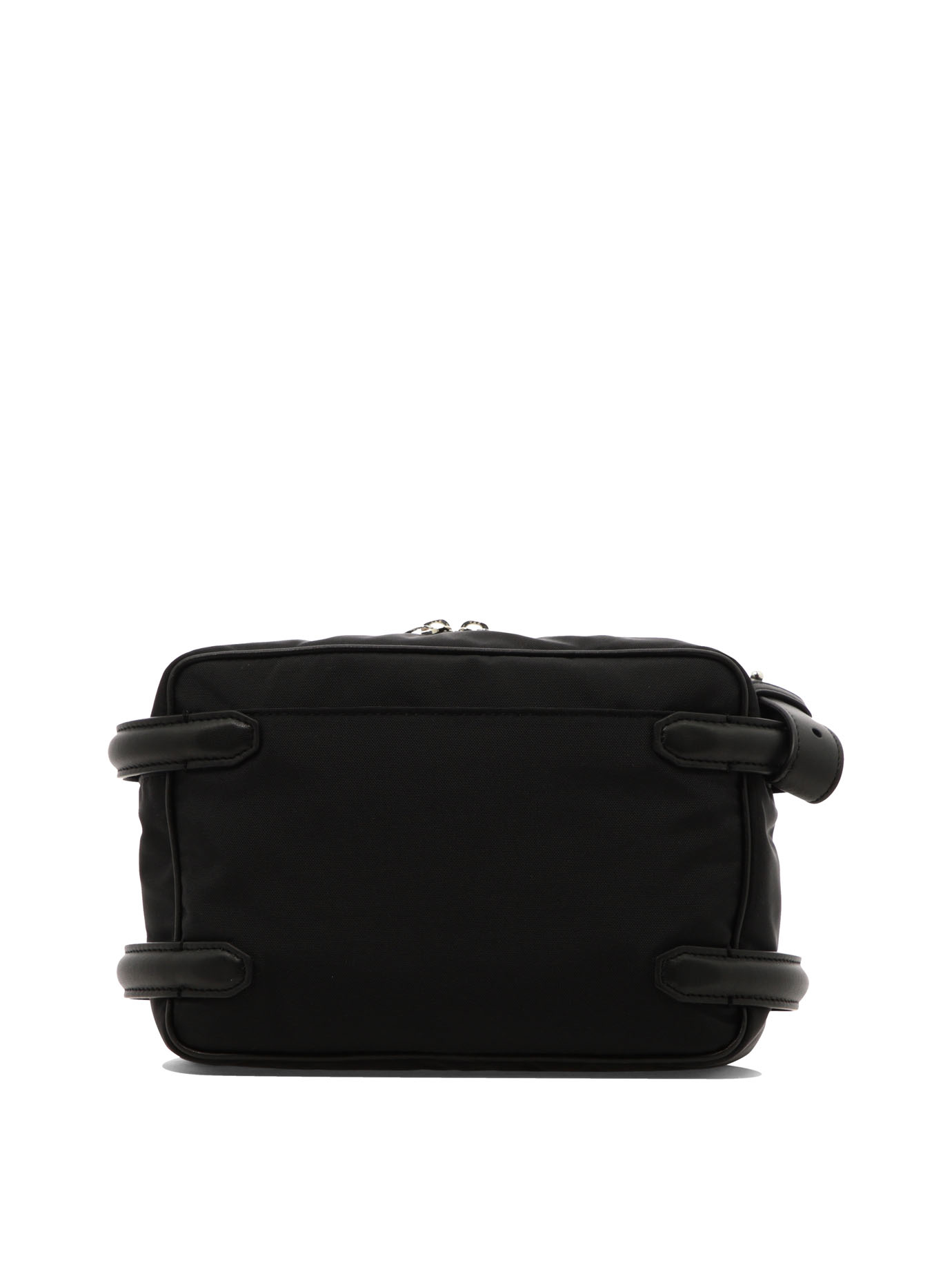 ALEXANDER MCQUEEN Black   Harness Camera crossbody bag